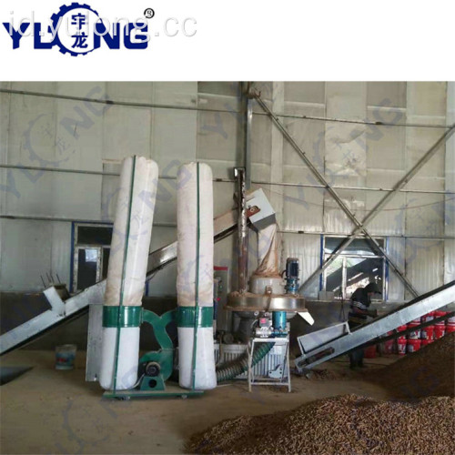 Mesin press pelet YULONG XGJ560 untuk kayu poplar